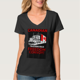 Canadian trucker freedom convoy 1 T-Shirt
