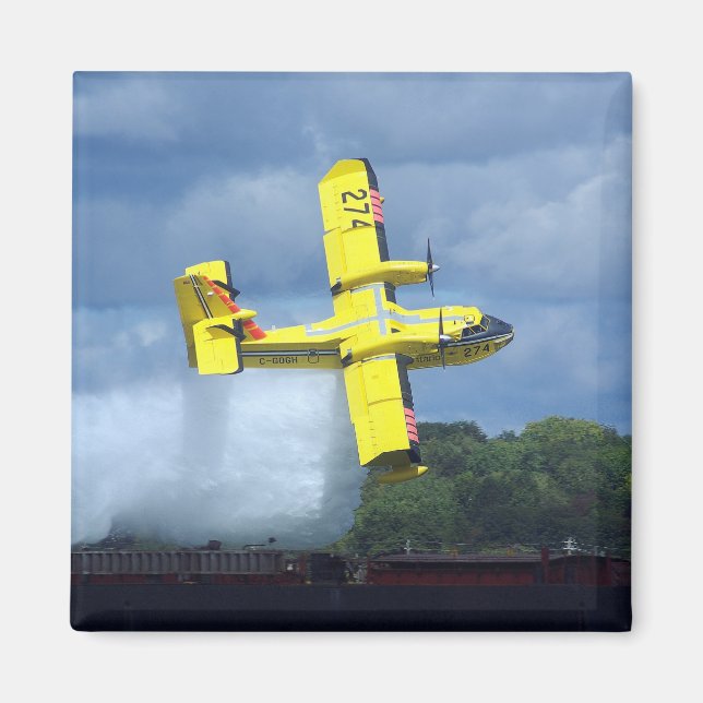 Canadian water bomber 274 magnet (Front)