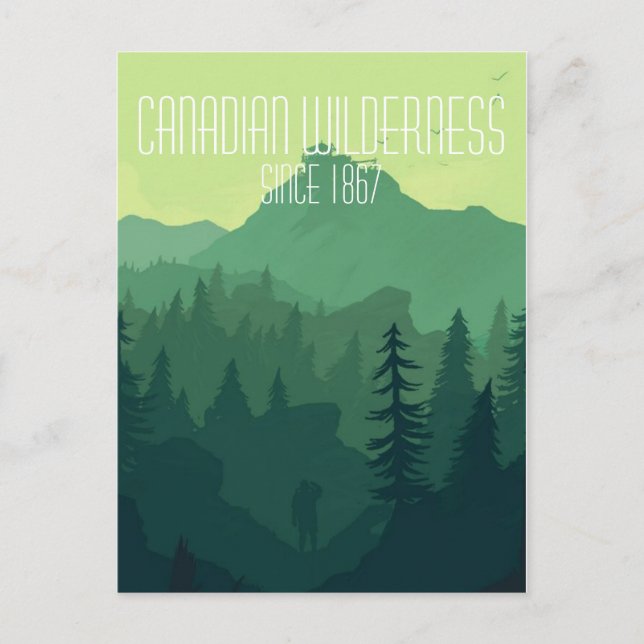 Canadian Wilderness Postcard (Front)