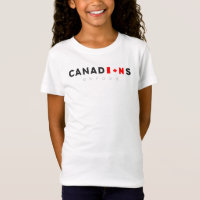 Canadians Abroad Girls' Fine Jersey T-Shirt