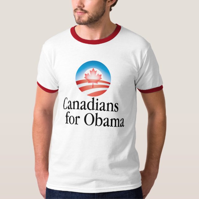 canadians for obama T-Shirt (Front)