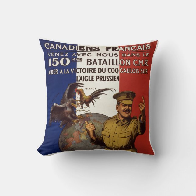 Canadiens Francais Cushion (Front)