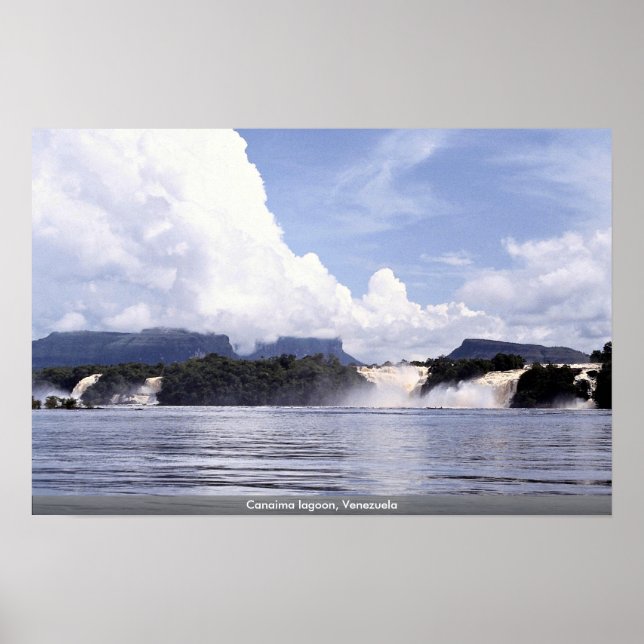 Canaima lagoon, Venezuela Poster (Front)