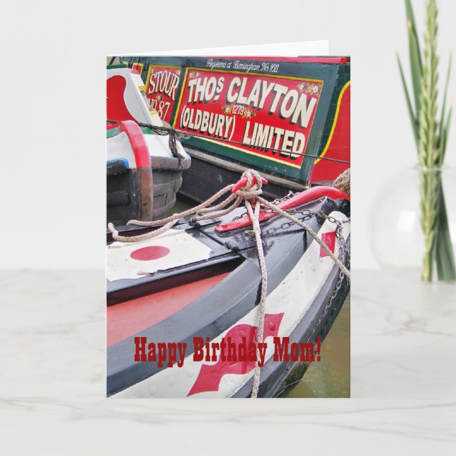 CANAL BOATS CARD (Front)