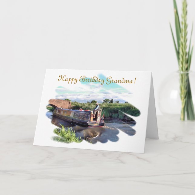 CANAL BOATS CARD (Front)