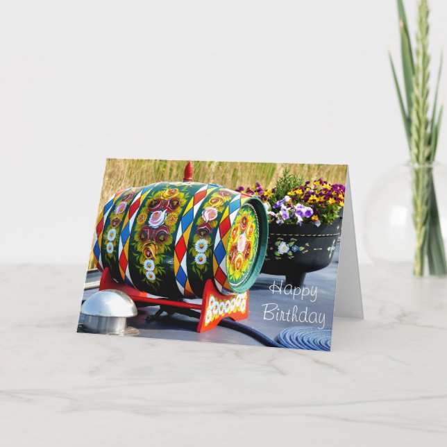 CANAL BOATS CARD (Front)