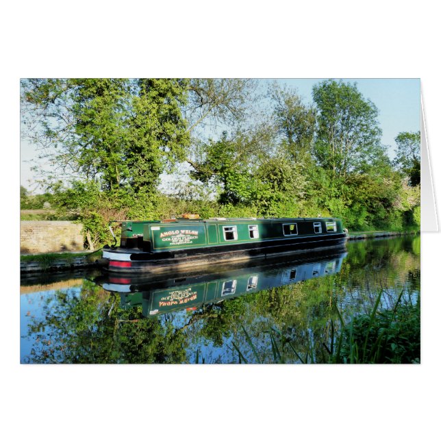 CANAL BOATS CARD (Front Horizontal)