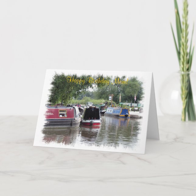 CANAL BOATS CARD (Front)