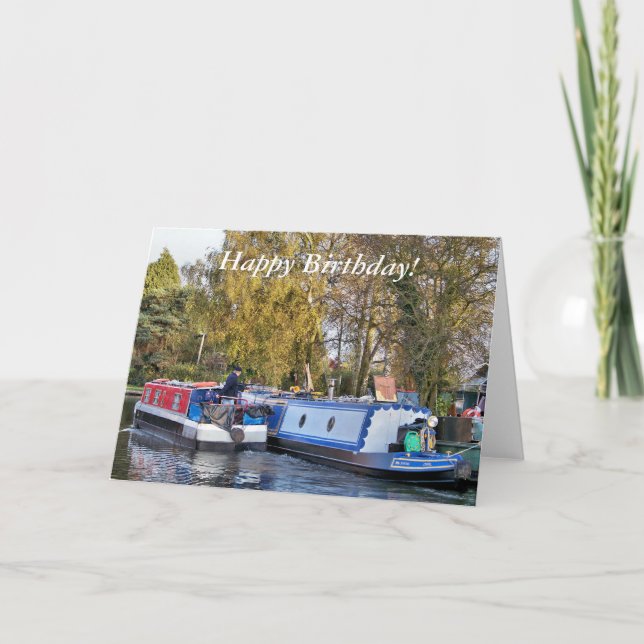 CANAL BOATS CARD (Front)