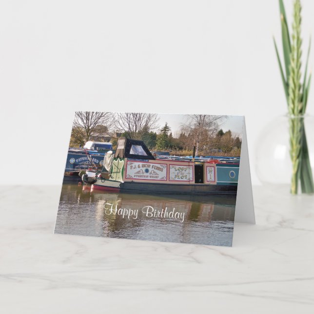 CANAL BOATS CARD (Front)