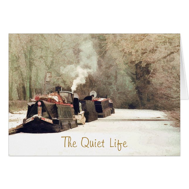 CANAL BOATS CARD (Front Horizontal)