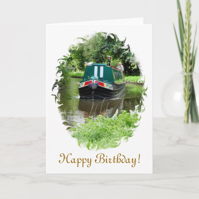 CANAL BOATS CARD (Front)