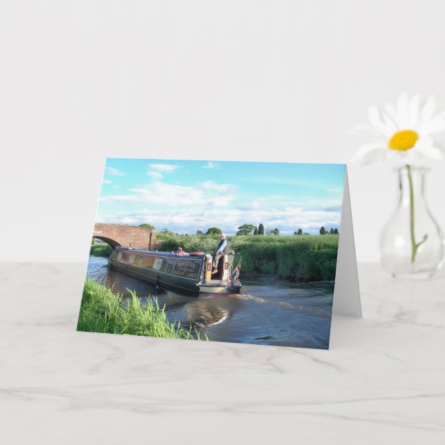 CANAL BOATS CARD (Small Plant)