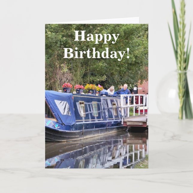 CANAL BOATS CARD (Front)