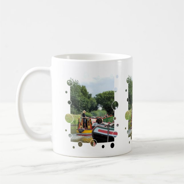 CANAL BOATS COFFEE MUG (Left)