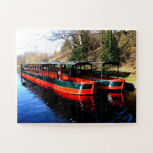 Canal boats jigsaw puzzle (Horizontal)