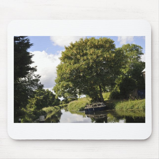 Canal Boats Mouse Pad (Front)