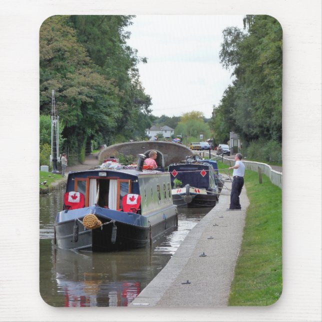 CANAL BOATS MOUSE PAD (Front)