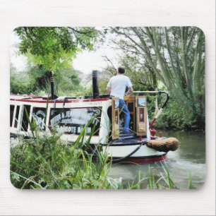 CANAL BOATS MOUSE PAD