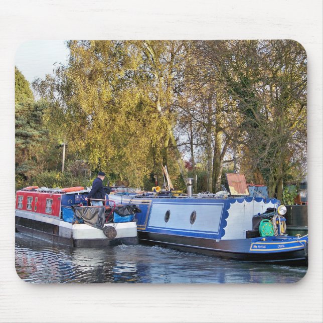 CANAL BOATS MOUSE PAD (Front)