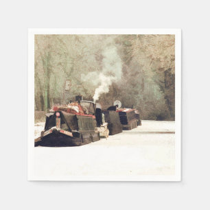 CANAL BOATS NAPKIN