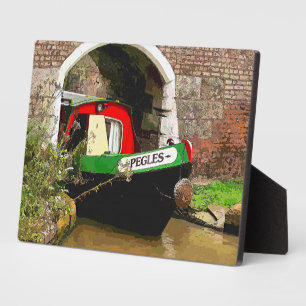 CANAL BOATS PLAQUE
