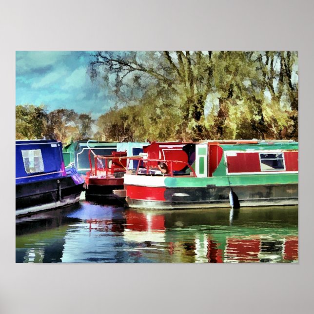 CANAL BOATS POSTER (Front)