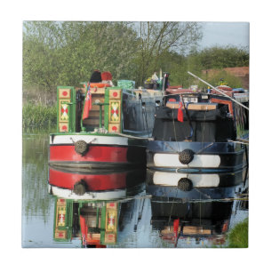 CANAL BOATS TILE