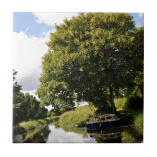 Canal Boats Tile