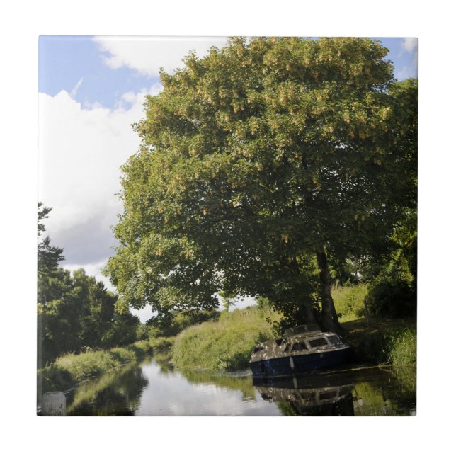 Canal Boats Tile (Front)