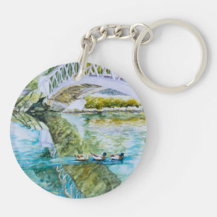 Canal Crossing Key Ring