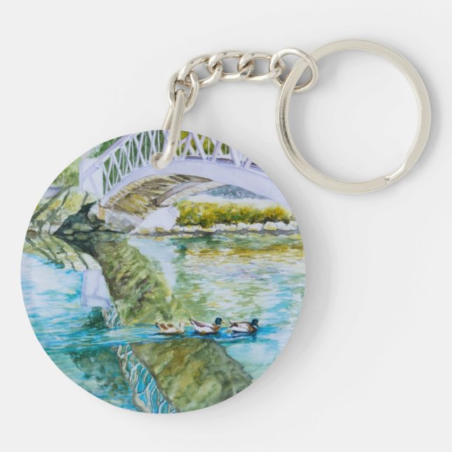 Canal Crossing Key Ring (Back)