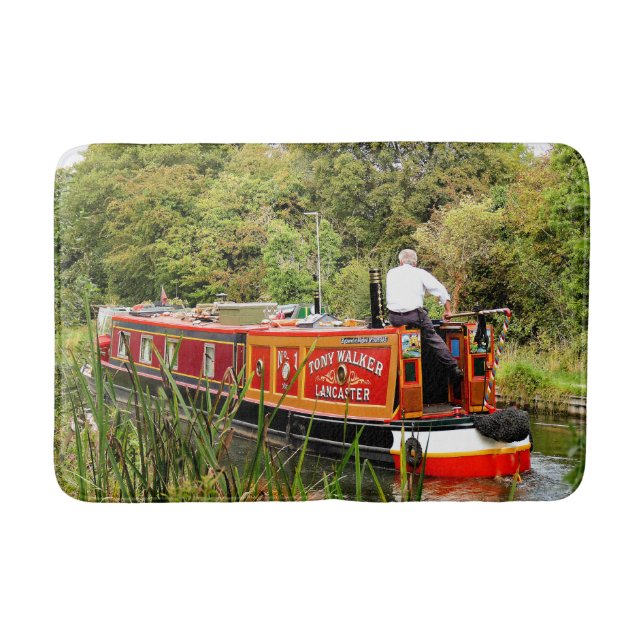 CANAL NARROWBOATS BATH MAT (Front)