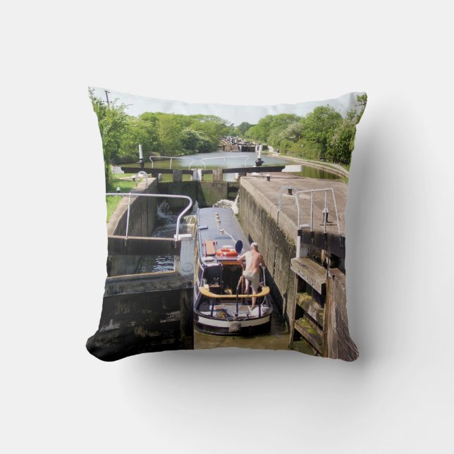 CANAL NARROWBOATS CUSHION (Front)