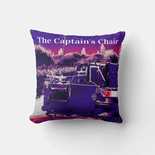 CANAL NARROWBOATS   CUSHION (Front)