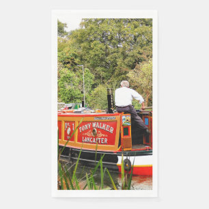 CANAL NARROWBOATS NAPKIN