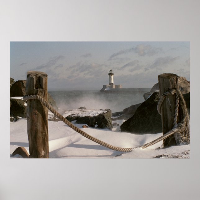 Canal Park Lighthouse print/poster Poster (Front)