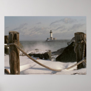 Canal Park Lighthouse print/poster Poster