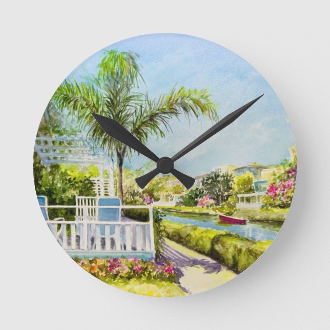 Canal Patio Round Clock (Front)