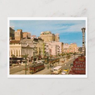 Canal St., New Orleans LA Vintage Postcard