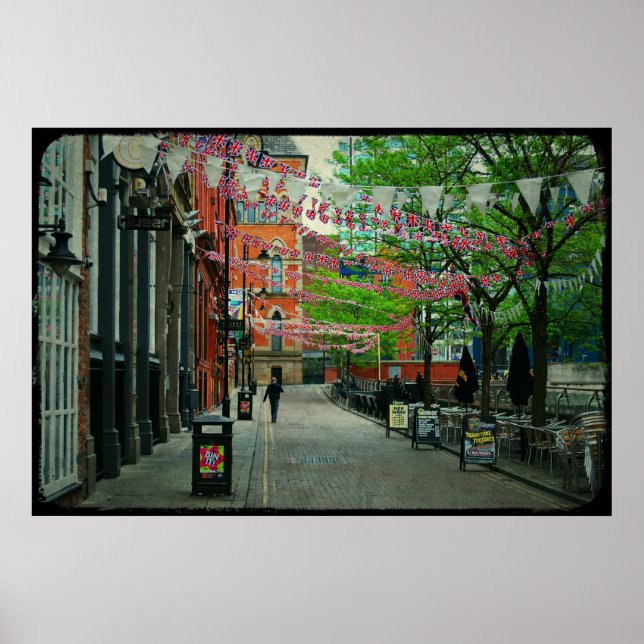 Canal Street, Manchester Poster (Front)