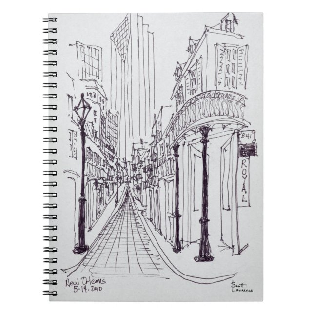 Canal Street | New Orleans, Louisiana Spiral Notebook (Front)