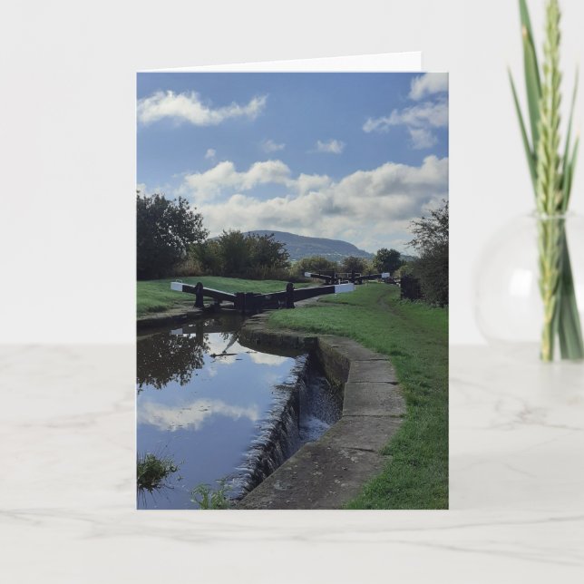 Canal themed card. Blank for your own message. Card (Front)