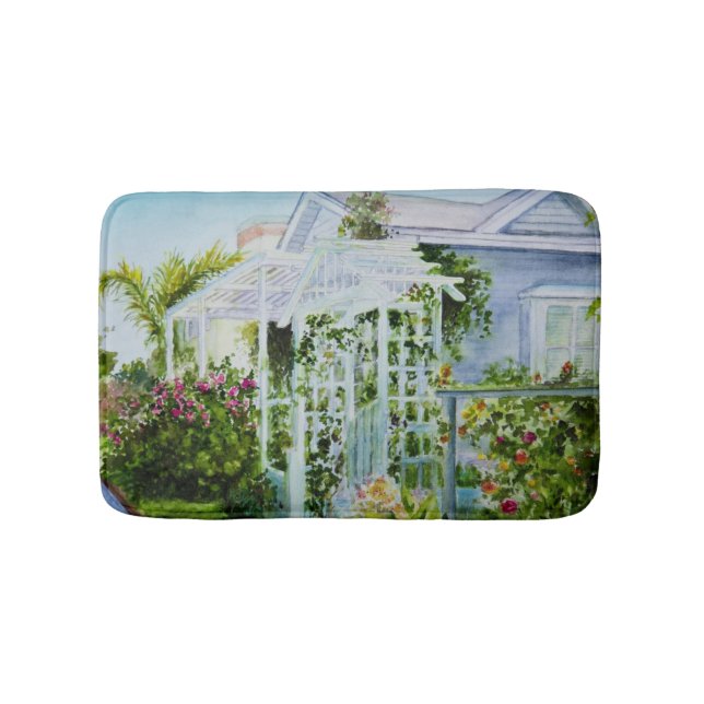 Canal Trellis Bath Mat (Front)