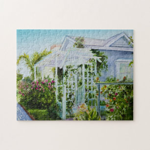 Canal Trellis Jigsaw Puzzle