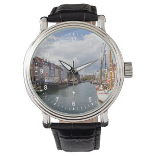 Canal with Boats Copenhagen Watch