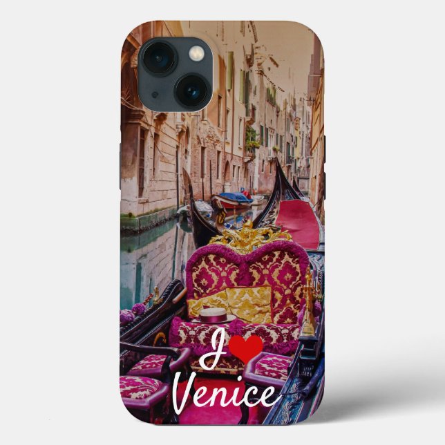 Canal with traditional gondola in Venice, Italy Case-Mate iPhone Case (Back)