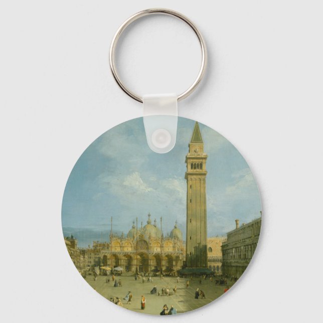 Canaletto | Piazza San Marco Key Ring (Front)