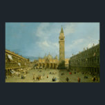 Canaletto | Piazza San Marco Poster<br><div class="desc">Piazza San Marco by Canaletto � Bridgeman Images</div>