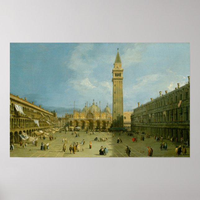 Canaletto | Piazza San Marco Poster (Front)